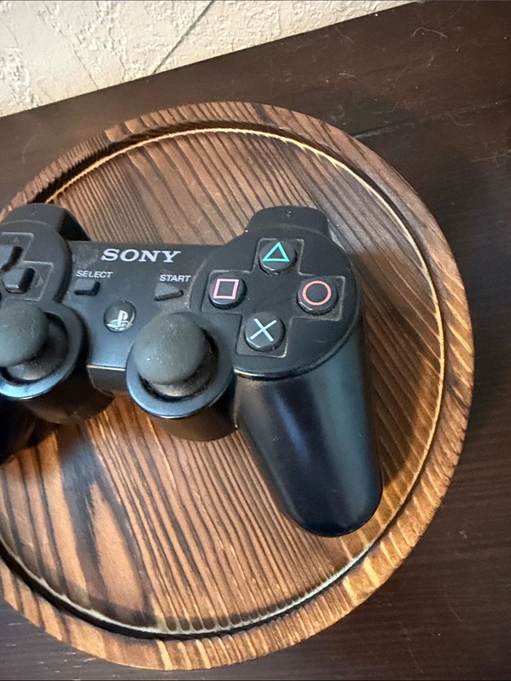 Sony Black Wireless Dual Analog Game Controller with Iconic Face Buttons